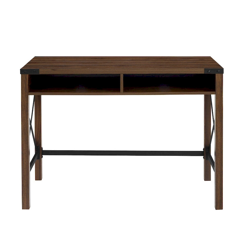 42-inch Metal X Farmhouse Desk