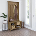 Hall Tree with Shoe Storage Bench by