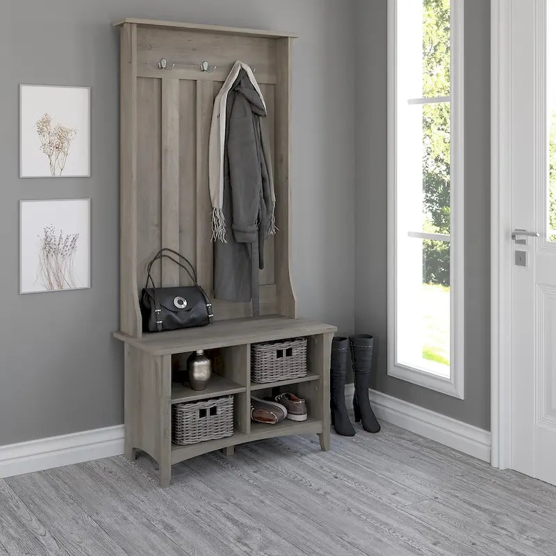 Hall Tree with Shoe Storage Bench by