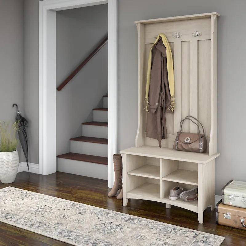 Hall Tree with Shoe Storage Bench by