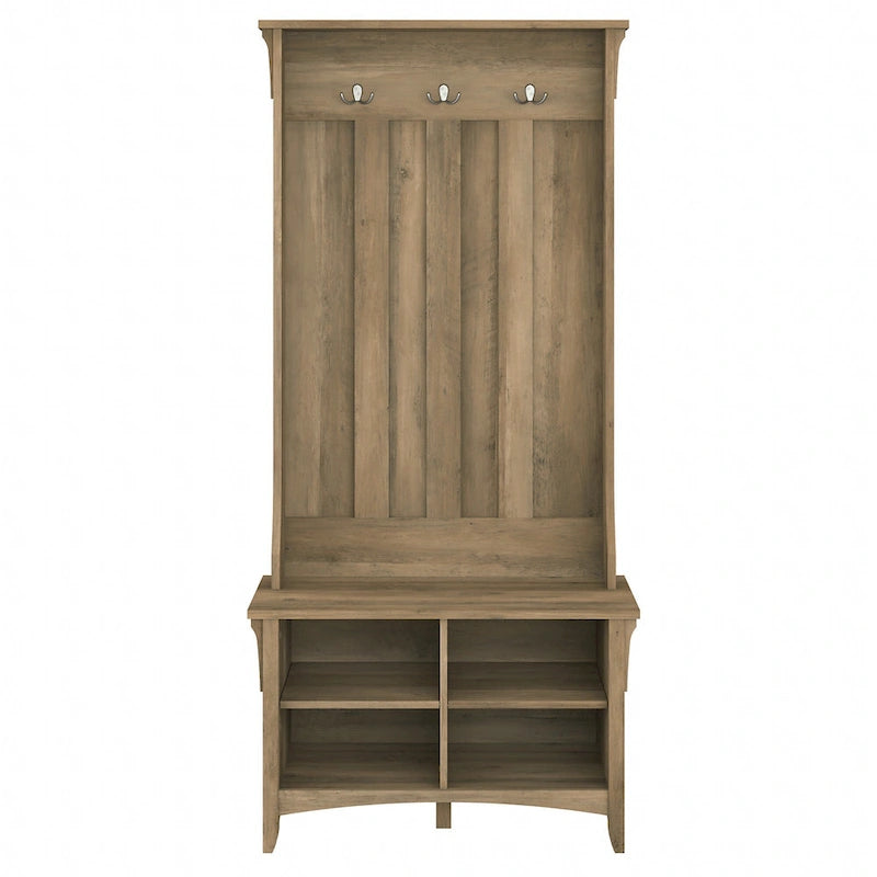 Hall Tree with Shoe Storage Bench by