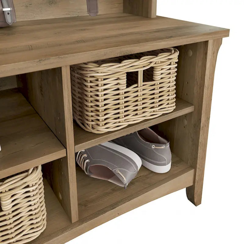 Hall Tree with Shoe Storage Bench by