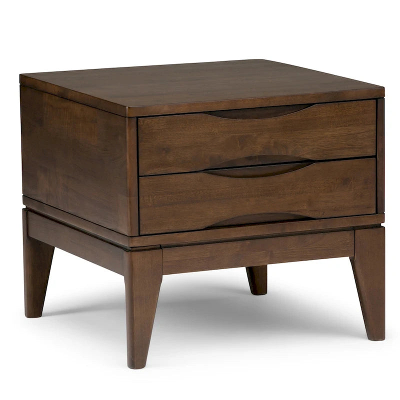 SOLID HARDWOOD 22 inch Wide Square End Side Table 22 W x 22 D x 20 H